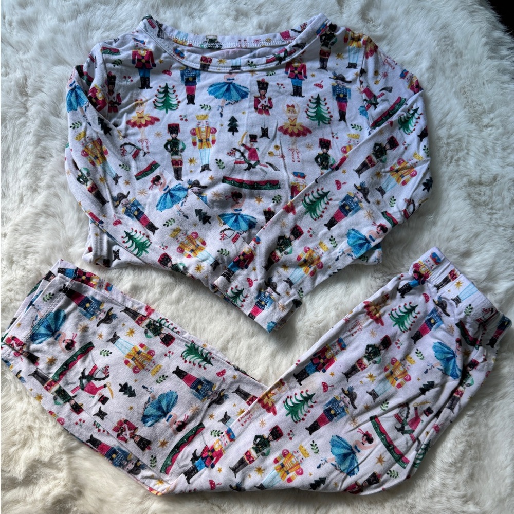 Festive Nutcracker Kids Pajama Set